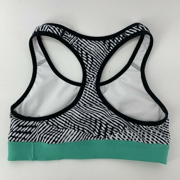Champion C9 Sports Bra XS Black White Green - Picture 3 of 4